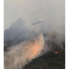 Labores de extinción, este otoño en Los Ancares.