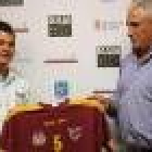Carlos Corvo, a la izquierda, segundo fichaje del Obras Ram