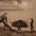 Un grabado de Goya, expuesto en la casona de Sierra Pampley