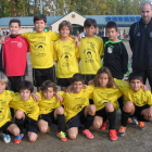 Formación del Cuatrovientos C que milita en alevines.