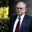 El nuevo primer ministro de Grecia, el exvicepresidente del BCE Lucas Papademos.