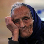 Una refugiada de la guerra en Nagorno Karabaj. HAYK BAGHDASARYAN