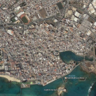 Imagen aérea de Arrecife, en Lanzarote.
