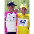 Armstrong, a la derecha, cree equivocado el fichaje de Ullrich por el Coast