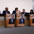 Los candidatos del PAL-UL, en la presentación del programa.