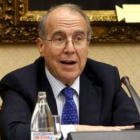 Luis Berenguer, durante su comparecencia ante la Comisión de Economía del Congreso.