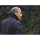 Obama regresa a Washington tras cancelar un acto electoral en Florida Jacquelyn Martin