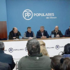 Un momento de la Junta Comarcal berciana del PP. DL