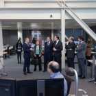 Rajoy, en el interior del Incibe.
