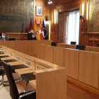 Un momento del pleno extraordinario celebrado ayer de forma telemática. DL