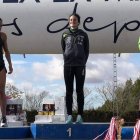 Cristina Espejo en lo más alto del podio de Quintanar de la Orden. ANOC