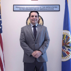 El embajador de EE UU  ante la Organizacion de Estados Americanos  OEA   Carlos Trujillo  durante una entrevista con Efe  en la sede del Departamento de Estado en Washington