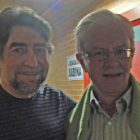 Joaquín Sabina con Emilio de Miguel. DL
