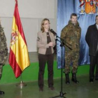 La ministra Chacón realizó el anuncio de la retirada de tropas durante su visita del viernes a Kosov