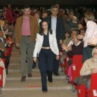 Corredor, a su llegada al Comité Regional del PSOE de Madrid