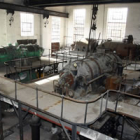 Interior de la sede del futuro Museo Nacional de la Energía en Ponferrada.