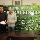 Representantes del Ayuntamiento y de Biocastanea firmaron un acuerdo de colaboración. DL