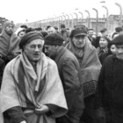 Prisioneros en el campo de concentración de Auschwitz