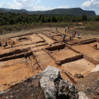Trabajos e recuperación arqueológica en el yacimiento de Pedreiras, en Lago de Carucedo. L. DE LA MATA