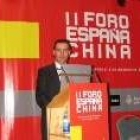 Arias en el último foro España-China, en diciembre, en Barcelona