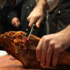 Los lugareños comerciaban con la cecina de chivo a cambio de cereales.