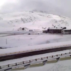 El puerto de San Isidro, a la altura de la estación invernal, hoy.