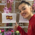La gimnasta leonesa Sara Llana afrontó una cita al más alto nivel en la Copa del Mundo de Bakú. DL