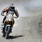 Marc Coma, durante una de las etapas del Dakar por tierras chilenas.