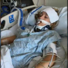 Imagen donde se puede ver el estado de Ryleigh en el hospital