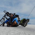 Martínez Corral afrontará con la única compañía de su bicicleta cinco rutas por los cinco continentes.