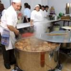 Preparativos de la cena de gala de la 31ª edición del Festival de Exaltación del Botillo de Bembibre