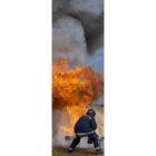 Simulacro de incendio.