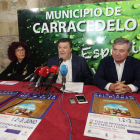 Vicky Crespo, Manuel Reguera y Raúl Valcarce presentaron ayer la feria. L. DE LA MATA
