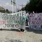 Los sanitarios de UGT se manifestaron ayer en la capital leonesa