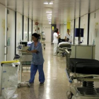 Módulos de urgencias en el hospital de Bellvitge.