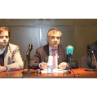 Tino Rodríguez, José Miguel Palazuelo y el alcalde de Puebla de Sanabria y senador, José Fernández.