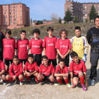 Formación del Naraya que militan en la categoría alevín.