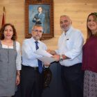 Carmen González, José Miguel Palazuelo, José Ignacio de Luis y Silvia Vidueira. R. PRIETO