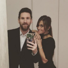 Messi y su mujer, Antonella, en una imagen de Instagram.