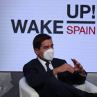 Carlos Torres participa ayer en el foro económico ‘Wake Up Spain’. EFE
