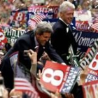 Kerry y Clinton hacen campaña juntos en Filadelfia