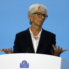 La presidenta del BCE, Christine Lagarde. RONALD WITTEK