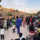 Imagen de algunos de los migrantes que han llegado a la isla. ELIO DESIDERIO