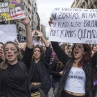 Manifestación del pasado 8-M en Barcelona.