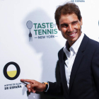 Nadal prestó su imagen a la promoción del aceite de oliva español, «el mejor del mundo», según Samuelsson. K. BETANCUR