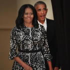 Barack y Michelle Obama, en Chicago, el pasado 3 de mayo.