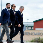 Quim Torra, en una visita a la cárcel madrileña de Estremera. FERNANDO VILLAR