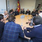 Díaz de Mera se reunió con el comité de empresa. RAÚL SANCHIDRIÁN