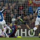 Sergio Garcia supera a Bravo y abre el marcador en el derbi del Camp Nou