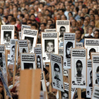 Manifestación a favor del acercamiento de presos, en el año 2006 en San Sebastián. /